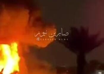 Последствия ударов по базе «Виктория» в Багдаде сняли на видео